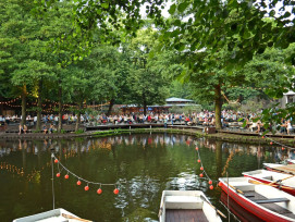 The Beer garden in Tiergarten The Beer garden in Tiergarten