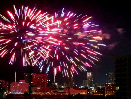 Watch a famous Japnese firework festival Watch a famous Japnese firework festival