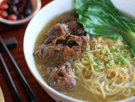 Beef brisket noodles at Kau Kee Restaurant Beef brisket noodles at Kau Kee Restaurant