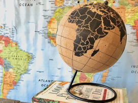 Cork Desk Globe Cork Desk Globe