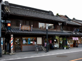 Warehouse District in Kawagoe featuring traditional bui