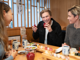 The tour guides in Tokyo are genuine food enthusiasts