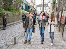 Rue de l'Abreuvoir is a tranquil escape from the city's