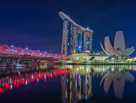 Marina Bay Sands at Night: Water Shows + Iconic Views