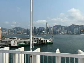 Boat Outside Hong Kong