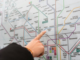 Map of JR lines and Osaka metro near Umeda Photo by Enric Cruz López Pexels