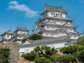 The exterior of Himeji Castle Image by The exterior of Himeji Castle Image by