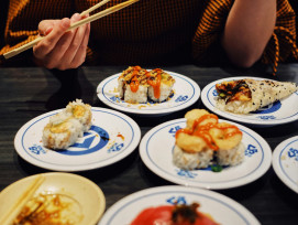 Guest laughing with host over shared dish, both holding chopsticks and enjoying authentic interaction Photo by Frank Pham on Unsplash Guest laughing with host over shared dish, both holding chopsticks and enjoying authentic interaction Photo by Frank Pham on Unsplash