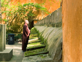 Monk performing traditional zen meditation in temple grounds Photo by WEN WU on Unsplash Monk performing traditional zen meditation in temple grounds Photo by WEN WU on Unsplash