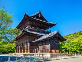 Nanzen-ji Temple's historic aqueduct with water features creating cooling microclimates. Nanzen-ji Temple's historic aqueduct with water features creating cooling microclimates.