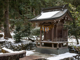 A small mountain temple completely surrounded by snow-covered evergreen trees with no other visitors visible Photo by Kouji Tsuru on Unsplash A small mountain temple completely surrounded by snow-covered evergreen trees with no other visitors visible Photo by Kouji Tsuru on Unsplash