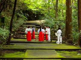 Visitors on a guided tour at Saihoji Temple viewing the protected moss gardens. Photo by Kouji Tsuru on Unsplash Visitors on a guided tour at Saihoji Temple viewing the protected moss gardens. Photo by Kouji Tsuru on Unsplash