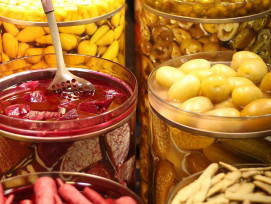 Customers sampling various pickled vegetables and traditional preserved foods at market stalls Photo by Nuriye Çayhan on pexels Customers sampling various pickled vegetables and traditional preserved foods at market stalls Photo by Nuriye Çayhan on pexels