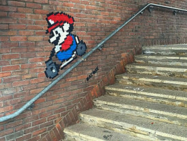 For the surprising street art 