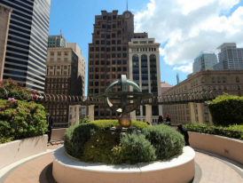 Unwind on Crocker Galleria Roof Terrace