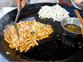 Oyster Omelette and Fried Carrot Cake