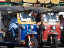Get a ride in a tuk-tuk