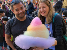 20. Rainbow cotton candy