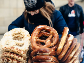 Street food at food markets