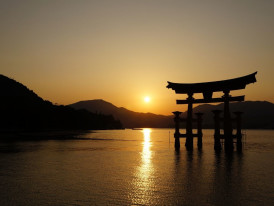 Itsukushima Shrine (currently under renovation until fu