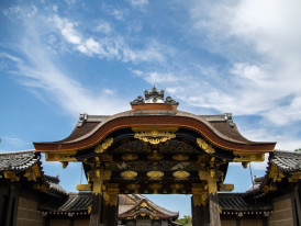 The famous Nijo Castle in Kyoto, Japan