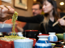 Japanese food on a Tokyo private tour