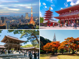 Visit Tokyo Tower and Senso Ji Temple on your Tokyo tou
