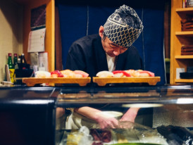 Sushi restaurants in Japan are the best