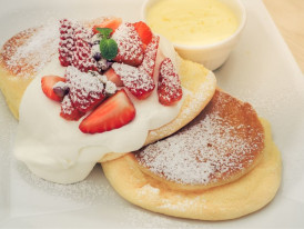 A Happy Pancake is a popular restaurant chain in Japan