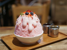 Shaved ice for a hot day of exploring