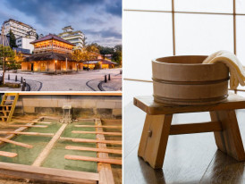 Japanese bathhouses, known as "sento" or "onsen"