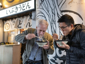 Kyoto night foodie tour where the city unveils its vibr
