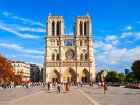 The Notre Dame Cathedral is an historical landmark