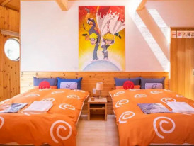 Find apartments and hotels that are purely anime-themed