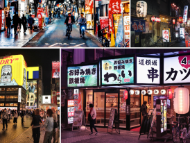 What to do in Osaka at night
