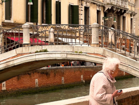 A very walkable city with over 400 bridges 