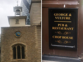 The George and Vulture and Charles Dickens