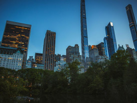 NYC Buildings at Night
