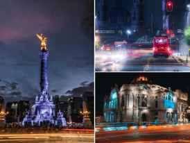 Mexico City at night