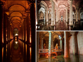 Descend into the Basilica Cistern