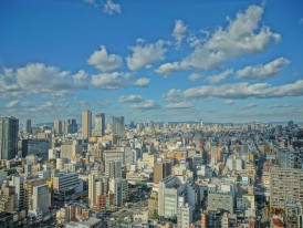 japan, osaka, panorama, sky, nature, landscape, autumn, cloud, osaka panoramic view, tower