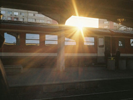 Empty Osaka Station platform in early morning light Photo by Crina Parasca on Unsplash