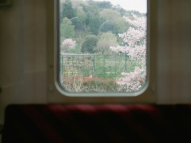 Train window view of Japanese countryside between Osaka and Kyoto Photo by aw on Unsplash