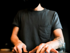 Blacksmith sharpening blade at shop photo by Airam Dato-on Pexels