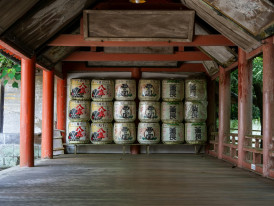 raditional sake brewery in Nada district with large wooden barrels and traditional brewing equipment Photo by Kouji Tsuru on Unsplash