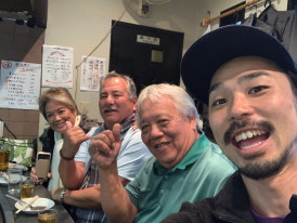 Guest and host enjoying their time together