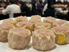 Ippotuei shumai, wrapped in a delicate egg crepe