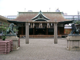 Imamiya Ebisu Shrine. Image by KENPEI from Wikicommons