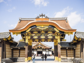 The ornate exterior of Nijo Castle