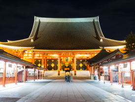 Sensoji Temple at Night